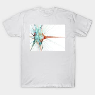 Nerve cell, abstract artwork (P360/0498) T-Shirt